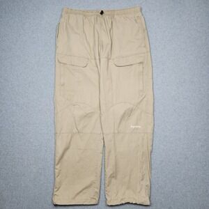 Supreme Cotton Cinch Pants Medium Khaki Tan Cargo Trail‎ Streetwear Hype FW21
